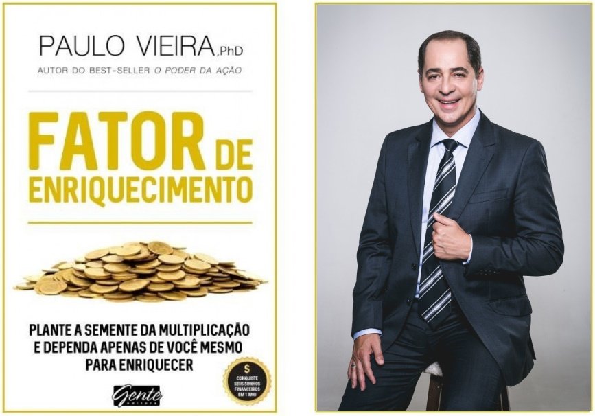 Paulo Vieira lança no DF o Livro Fator de Enriquecimento