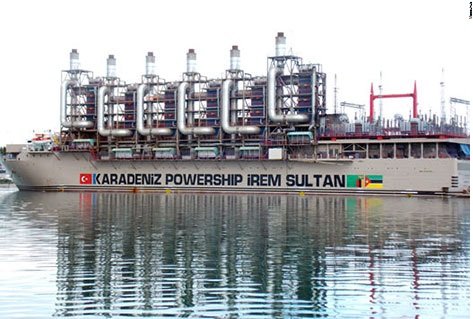 Navio MV Karadeniz Powership Irem Sultan